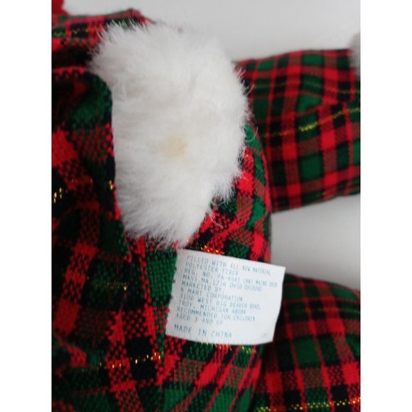 1993 Kmart Christmas Teddy Bear Girl Santa's Magical Toyshop Collection - Picture 7 of 7